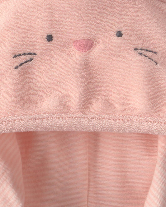 Carter's Baby Girl Bunny Terry Robe - Pink