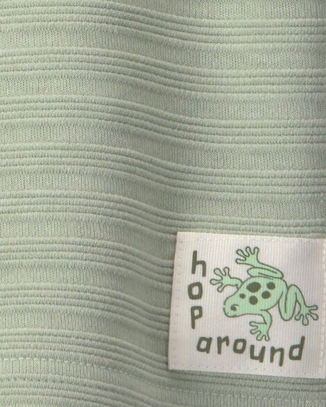 Carter's Baby Boy 2-Piece Frog Top & Short Set - Green