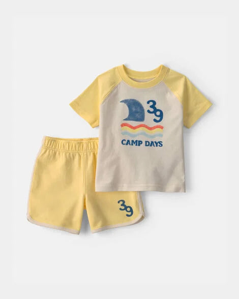 Carter's Baby Boy 2-Piece 'Camp Days' Top & Short Set