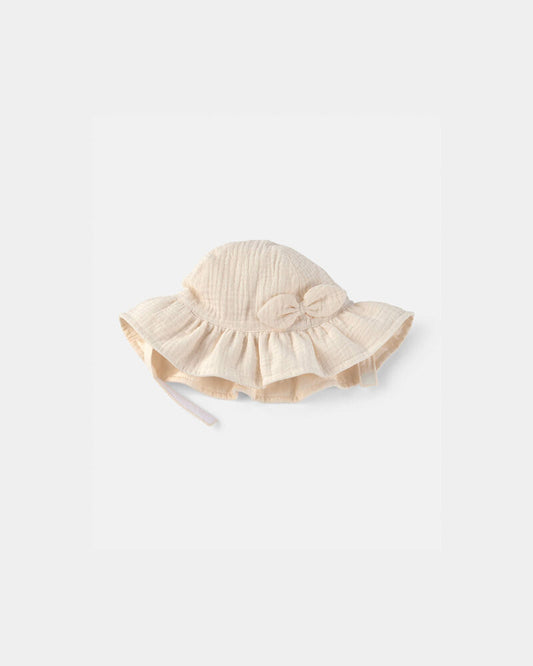 Carter's Baby Girl Bow Sun Hat - Ivory