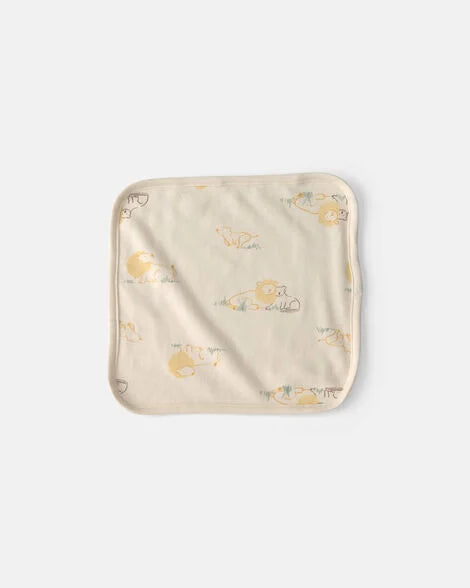 Carter's Baby 6-Pack Lion Terry Washcloths - Yellow