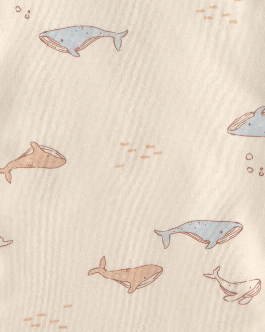 Carter's Baby 4-Pack Whale Burp Cloths