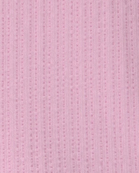 Carter's Baby Girl 3-Piece Textured Top & Short Set - Pink
