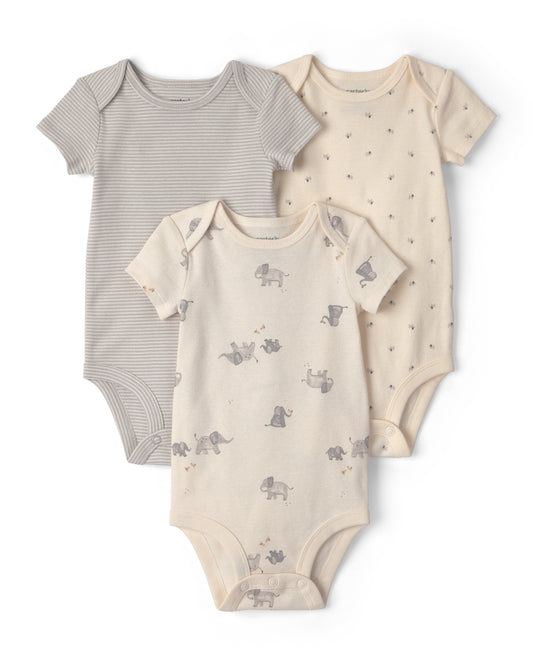 Carter's Baby 3-Pack Elephant Multipack Bodysuits