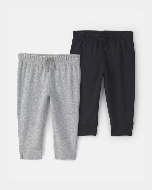 Carter's Baby 2-Pack Pants - Grey/Black