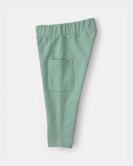 Carter's Baby Boy 3-Piece Frog Top & Pant Set - Green