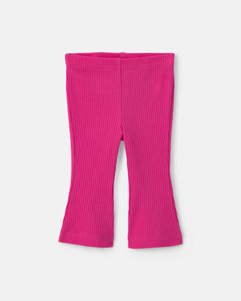 Carter's Baby Girl 3-Piece Sports Fleece Long-Sleeve Layering Set - Pink