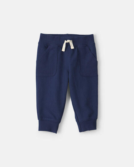 Carter's Baby Boy 3-Piece Football French Terry Layering Set - Navy Blue