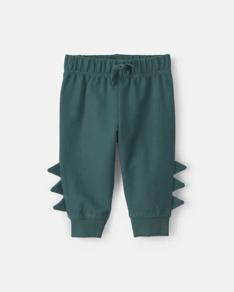 Carter's Baby Boy 2-Piece 'Daddy-saurus Loves Me' Long-Sleeve Bodysuit & Pant Set - Green/Cream