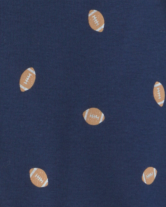 Carter's Baby Boy 4-Pack Football Long-Sleeve Multipack Bodysuits