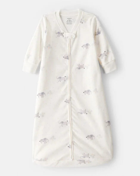 Carter's Baby Boy Elephant Fleece Sleep Bag - Cream