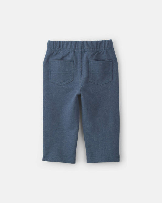 Carter's Baby Boy Chambray French Terry Pull-On Pants - Indigo