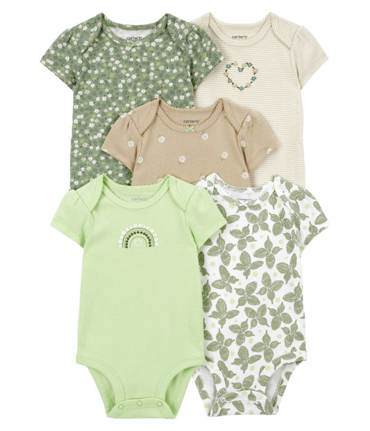 Carter's Baby 5-Pack Butterfly Bodysuits