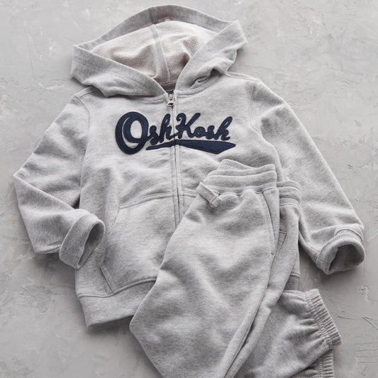 OshKosh B'gosh Logo Zip Jacket with Classic Joggers