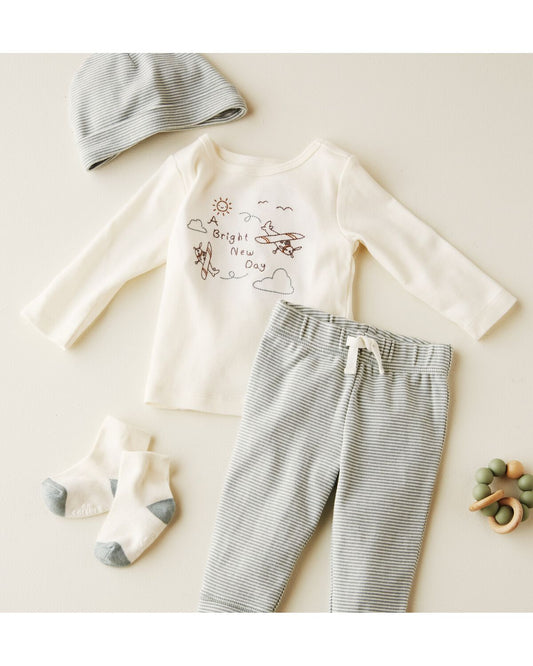 Carter's Baby 4-Piece Airplane Outfit Set