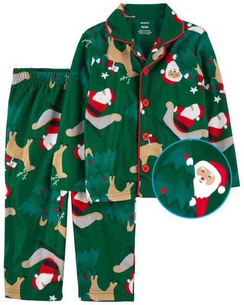 Carter's 2-Piecee Santa Coat-Style Pyjamas
