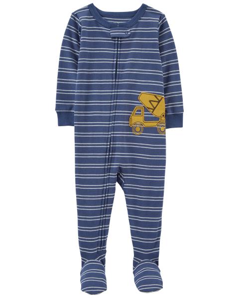 Carter's Toddler 1-Piece Truck 100% Snug Fit Cotton Footie Pajamas