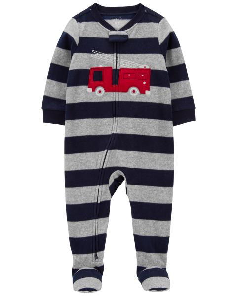 Carter's - Pyjama 1-Pièce Garçon 4 ans Bleu Automne/Hiver21