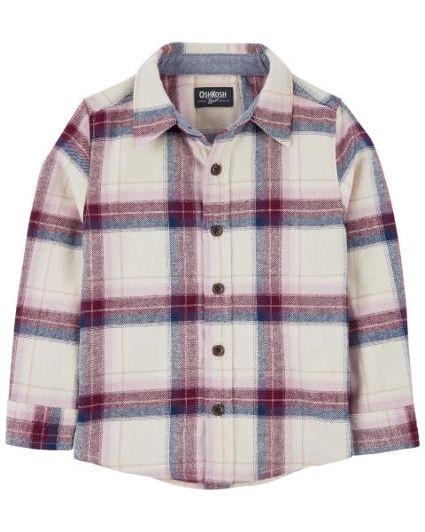 Oshkosh Toddler Cozy Flannel Button-Front Shirt
