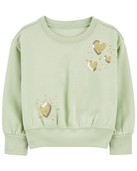 Carter's Toddler Girls Heart Pullover Sweatshirt