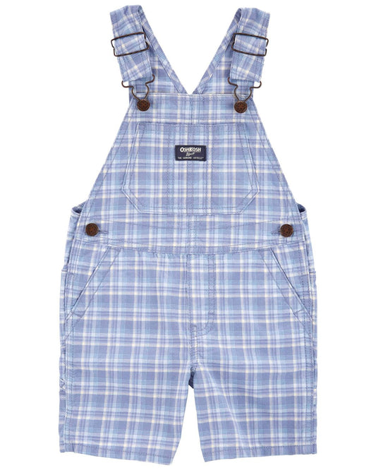 Oshkosh Toddler Plaid Shortalls