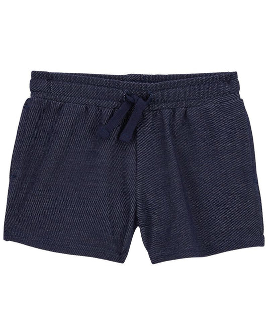 Carter's Knit Denim Pull-On French Terry Shorts
