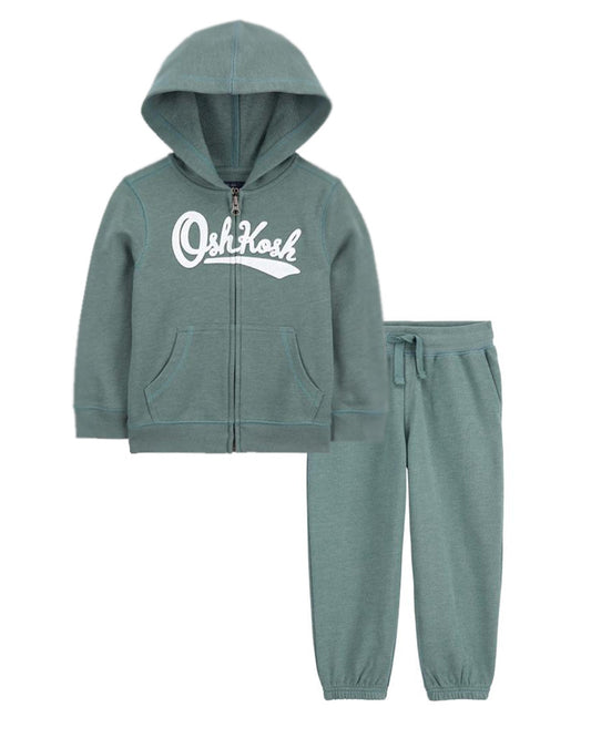 OshKosh B'gosh Toddler Logo Zip Jacket with Classic Joggers