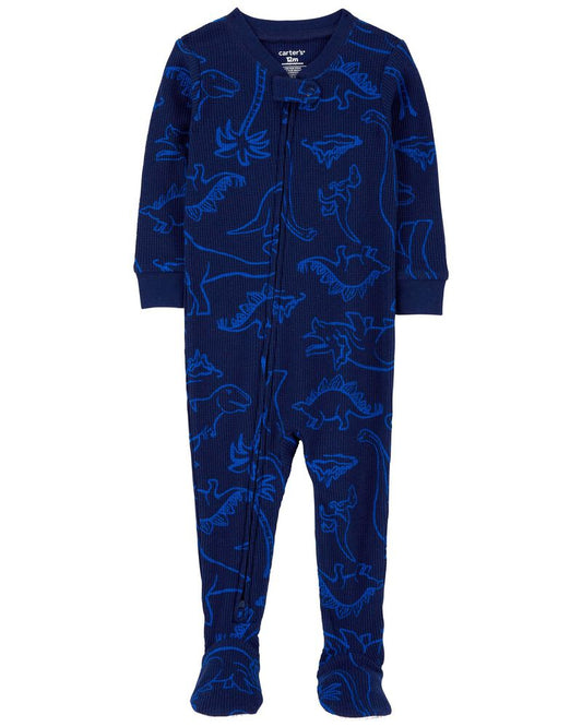 Carter's 1-Piece Dinosaur Thermal Footie Pyjamas