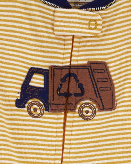 Carter's Recycle Truck Footie Pyjamas
