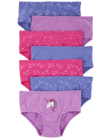 Carter's Toddler 7-Pack Unicorn Brief Stretch Cotton Undies