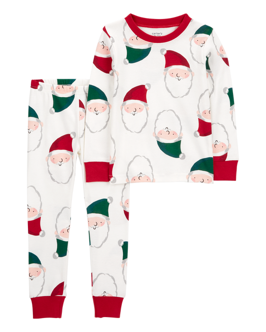 Carter's Toddler 2-Piece Santa 100% Snug Fit Cotton Pajamas