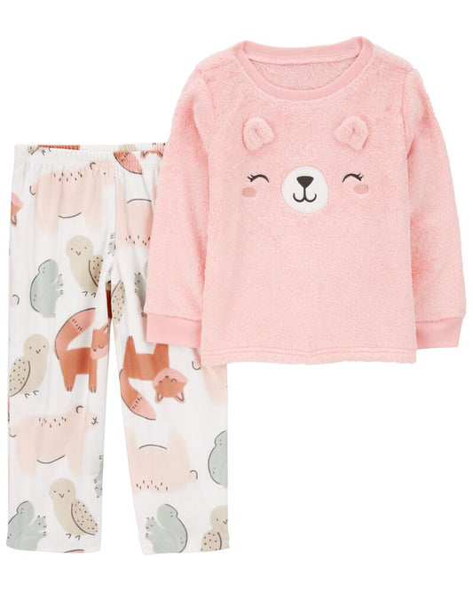 Carter's Toddler 2-Piece Fuzzy Velboa Bear Pyjamas