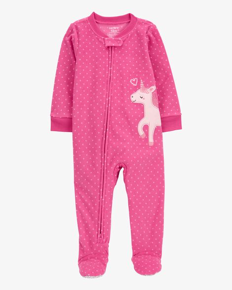 Carter's Toddler 1-Piece Unicorn Fleece Footie Pajamas