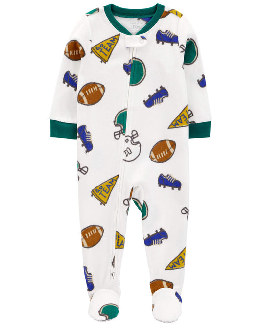 Carter's 1-Piece Sport Fleece Footie Pyjamas