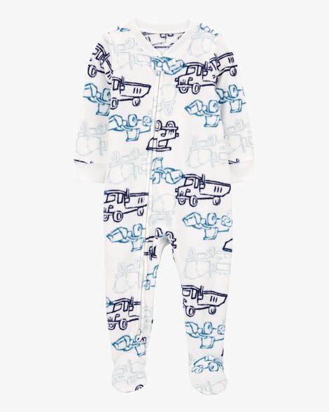 Carter's Toddler 1-Piece Construction Fleece Footie Pajamas