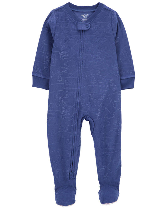 Carter's 1-Piece Camper Fleece Footie Pyjamas