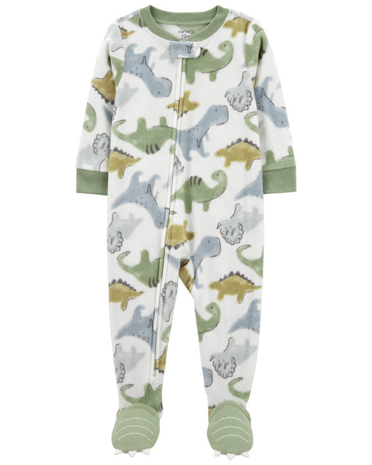 Carter's 1-Piece Dinosaur Fleece Footie Pyjamas