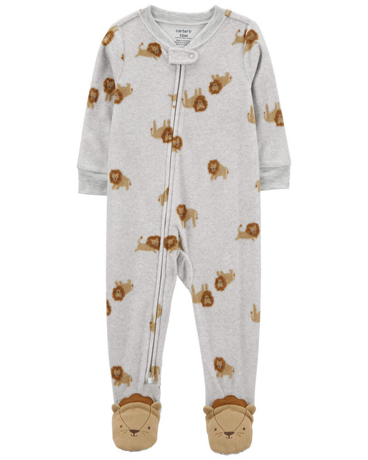 Carter's 1-Piece Lion Fleece Footie Pyjamas