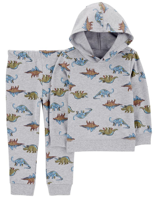 Carter's Toddler 2-Piece Dino Hooded Pullover & Pants Set