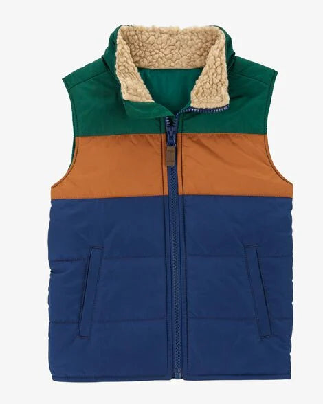 Carter's Kid Colorblock Zip-Up Puffer Vest