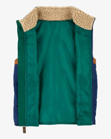 Carter's Kid Colorblock Zip-Up Puffer Vest