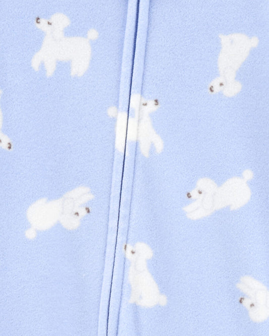 Carter's 1-Piece Dog Fleece Footie Pyjamas