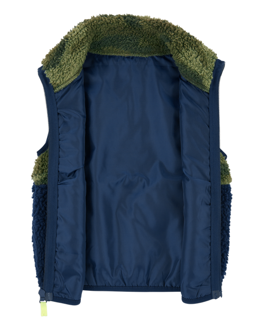 Carter's Toddler Camo Zip-Up Sherpa Vest