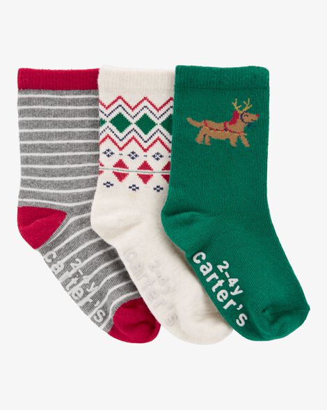 Carter's Toddler 3-Pack Holiday Socks