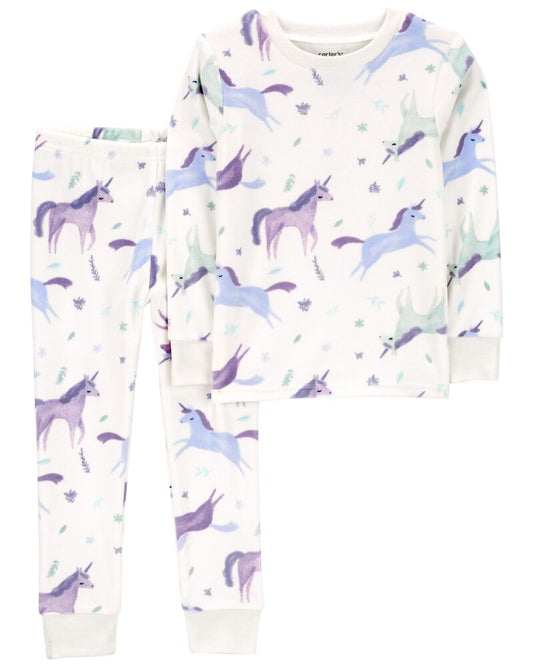 Carter's Toddler 2-Piece Fuzzy Velboa Unicorn Pyjamas