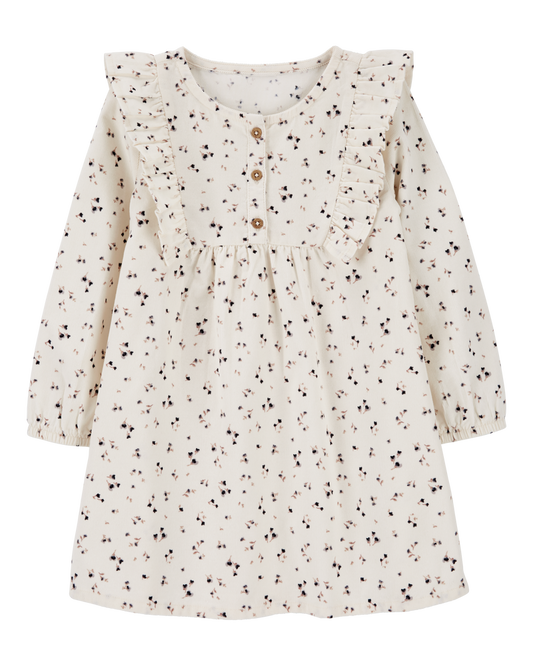 Carter's Toddler Floral Corduroy Dress