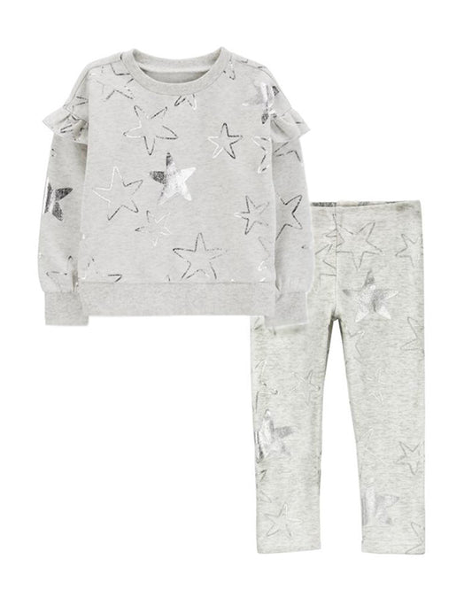 Carter's Kid Star Fleece Sweatshirt with Fleece Leggings