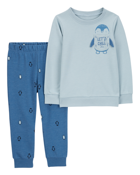 Carter's Toddler 2-Piece Penguin Sweatshirt & Pant Set