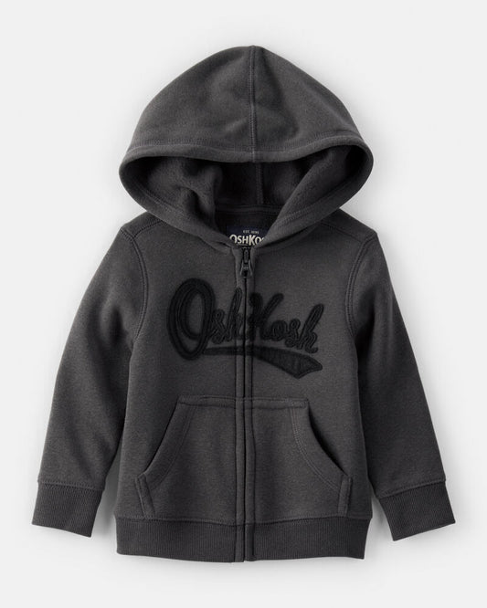Oshkosh Toddler Boy OshKosh Fleece Logo Zip Jacket with Drawstring Joggers