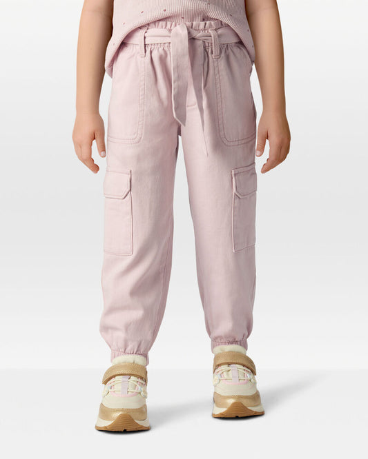 Carter's Toddler Girl Cotton Cargo Joggers - Pink